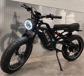 NEW - 52 Volt 1500/2000 Watt Electric E-Bike, 38mph, 5’1-5’10 Rider, Lots of Power