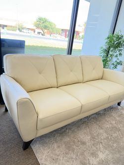 Myia- 100% real leather sofa
