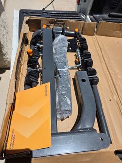 3 bike hitch mounted rack