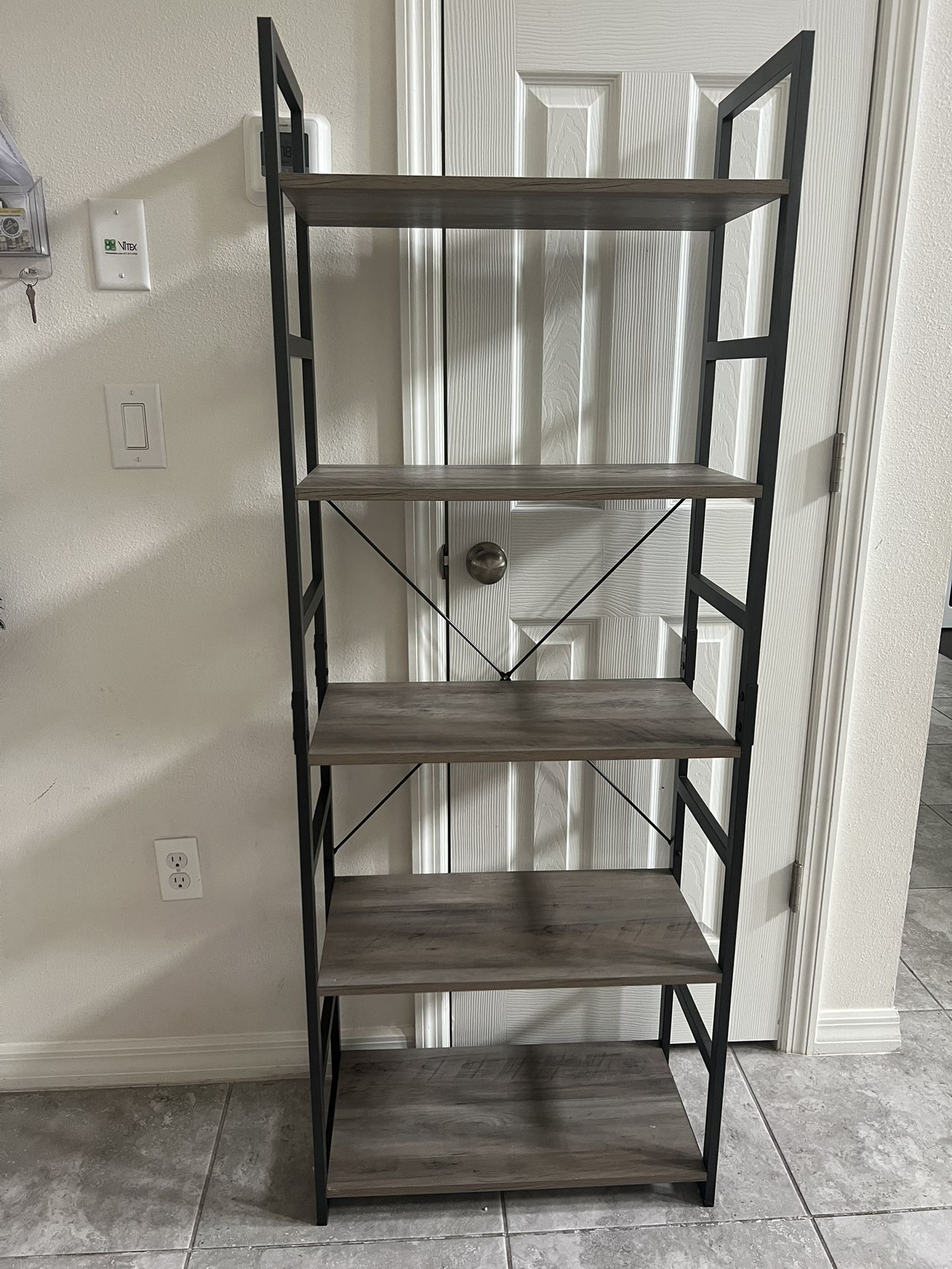 Bookshelf Rack 5 Tier Book Rack Bookcase Storage Organizer
