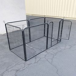 New in box $85 Heavy Duty 32” Tall x 32” Wide x 6-Panel Pet Playpen Dog Crate Kennel Exercise Cage Fence