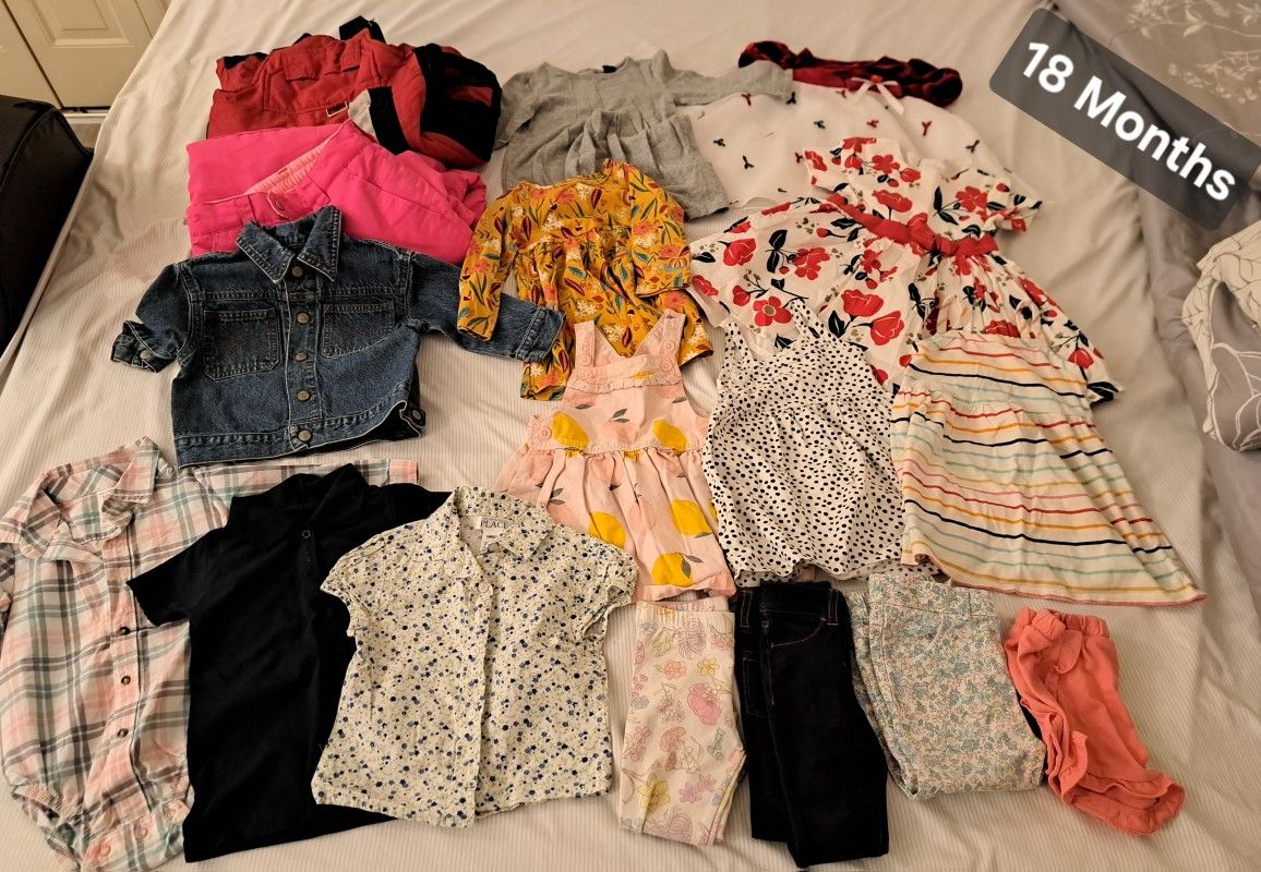 BABY CLOTHES- GIRL ( size 18 Months)