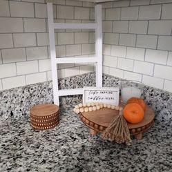 Mini Dish towel Farmhouse Ladders