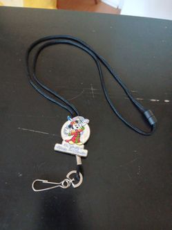 Disneyland Disney pins bolo tie lanyard