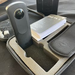 Ricoh THETA S 360° Camera – Full Spherical Photos & Video – Virtual Tour Camera 