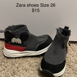 Zara Toddler Boy Mickey Mouse Shoes 