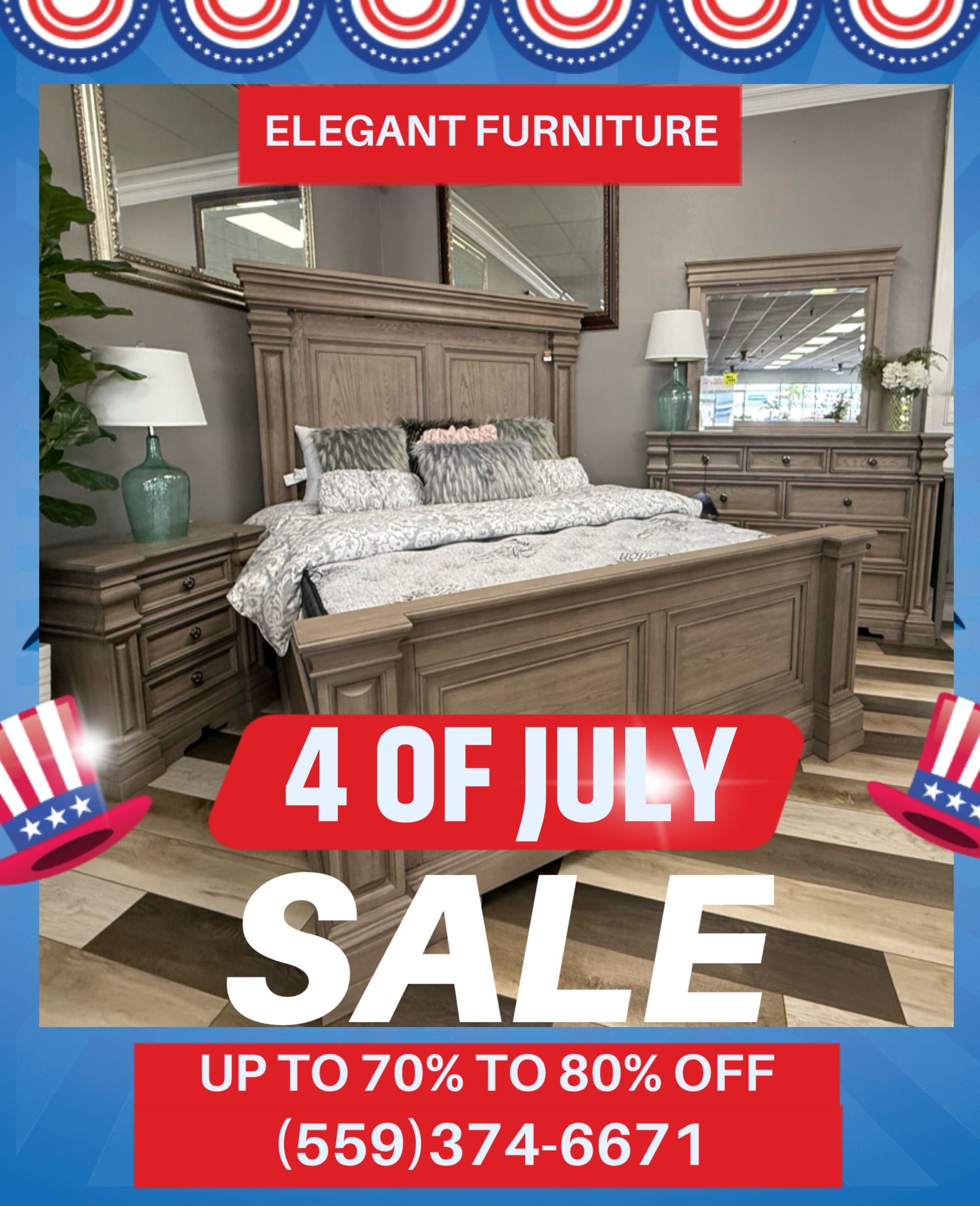 4 Pc King Bedroom Set