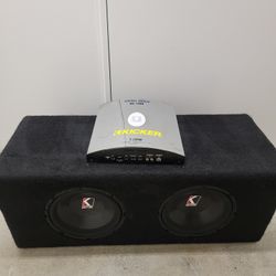 Kicker Subwoofer W/amp 