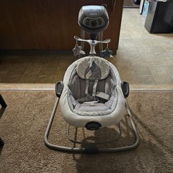 $60 OBO! Graco DuetConnect LX Seat & Bouncer