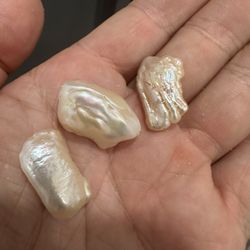 Real Freshwater Pearls (Trio 3pc set) 