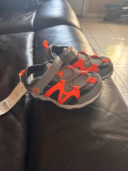 Carter's Toddler Sport Sandals Gray Orange
