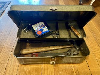 Vintage tools In Vintage Toolbox