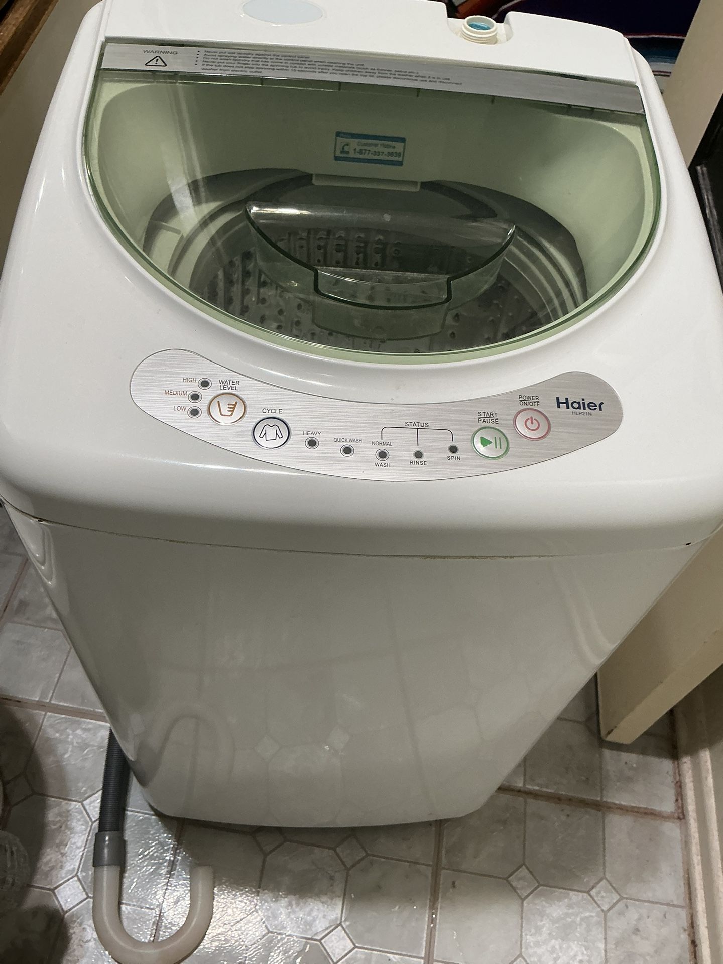 Haier compact Portable Washer washing machines