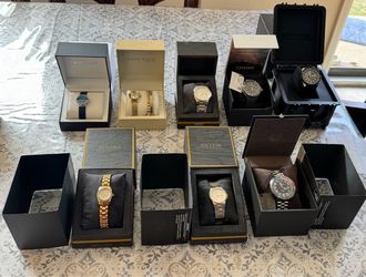New 8-Watches : Citizen & Bulova (Eco-Drive, Chronograph, etc.