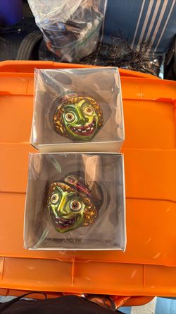 $10 each New Halloween Witch head Ornaments