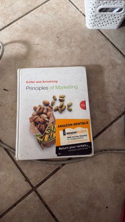 Book. Principles of Marketing