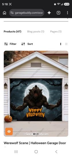Halloween Garage Door Covers