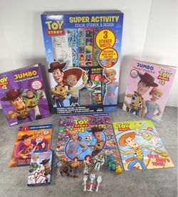 Toy Story 4 Activity Set Bundle with Books and Figures