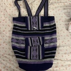 woven backpack