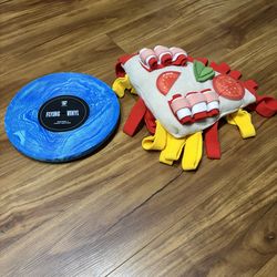 Dog Toys - Rubber frisbee and Snuffle Mat