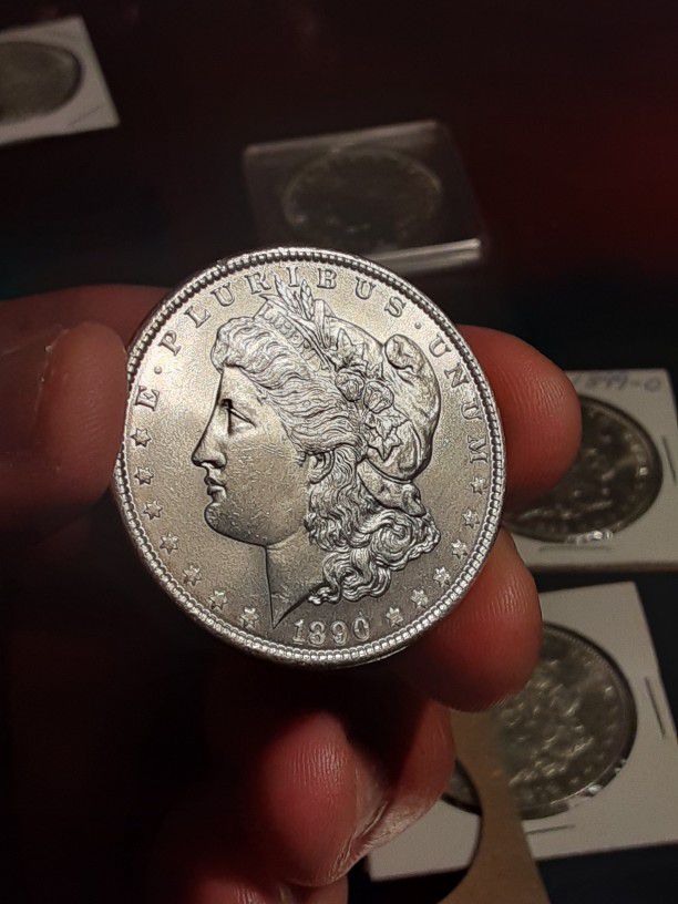  Gorgeous 1890-P Morgan Silver Dollar Key-Date  Rare Beauty