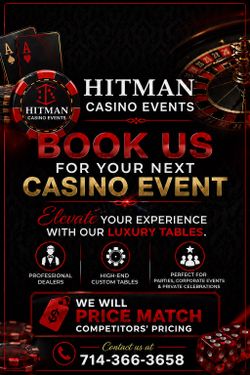 Casino Party Tables 🎲♥️♠️♦️♣️🎲