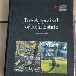 The Appraisal of Real Estate 