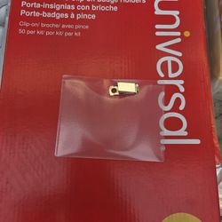 Garment Safe Clip On Badge Holders 