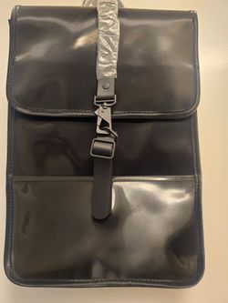 Men  Black Waterproof Backpack
