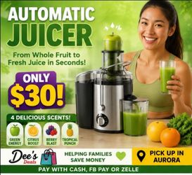 Automatic Juicer BRAND NEW IN BOX Only $30