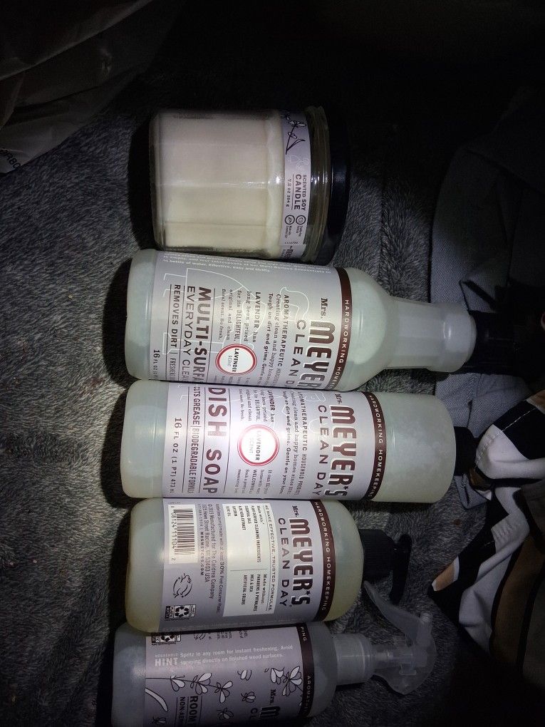 Brand New Assorted Mrs Meyers Brand Household/cleaning Supplies Bundle