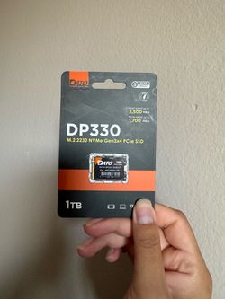 DATO 1TB SSD M.2 2230, NVMe 1.3 PCIe Gen3x4