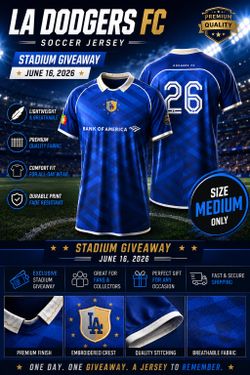LOS ÁNGELES DODGERS FC SOCCER JERSEY