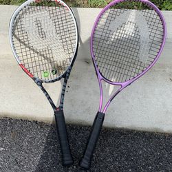 His/ Hers Tennis Rackets