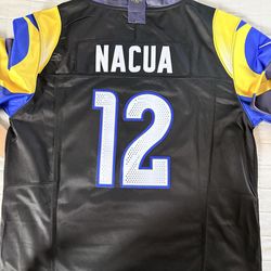 Rams jersey size Small black rivals