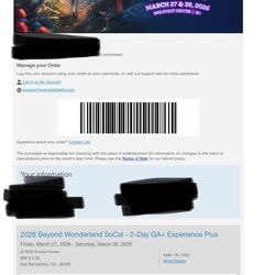Beyond Wonderland Sat General plus for sale