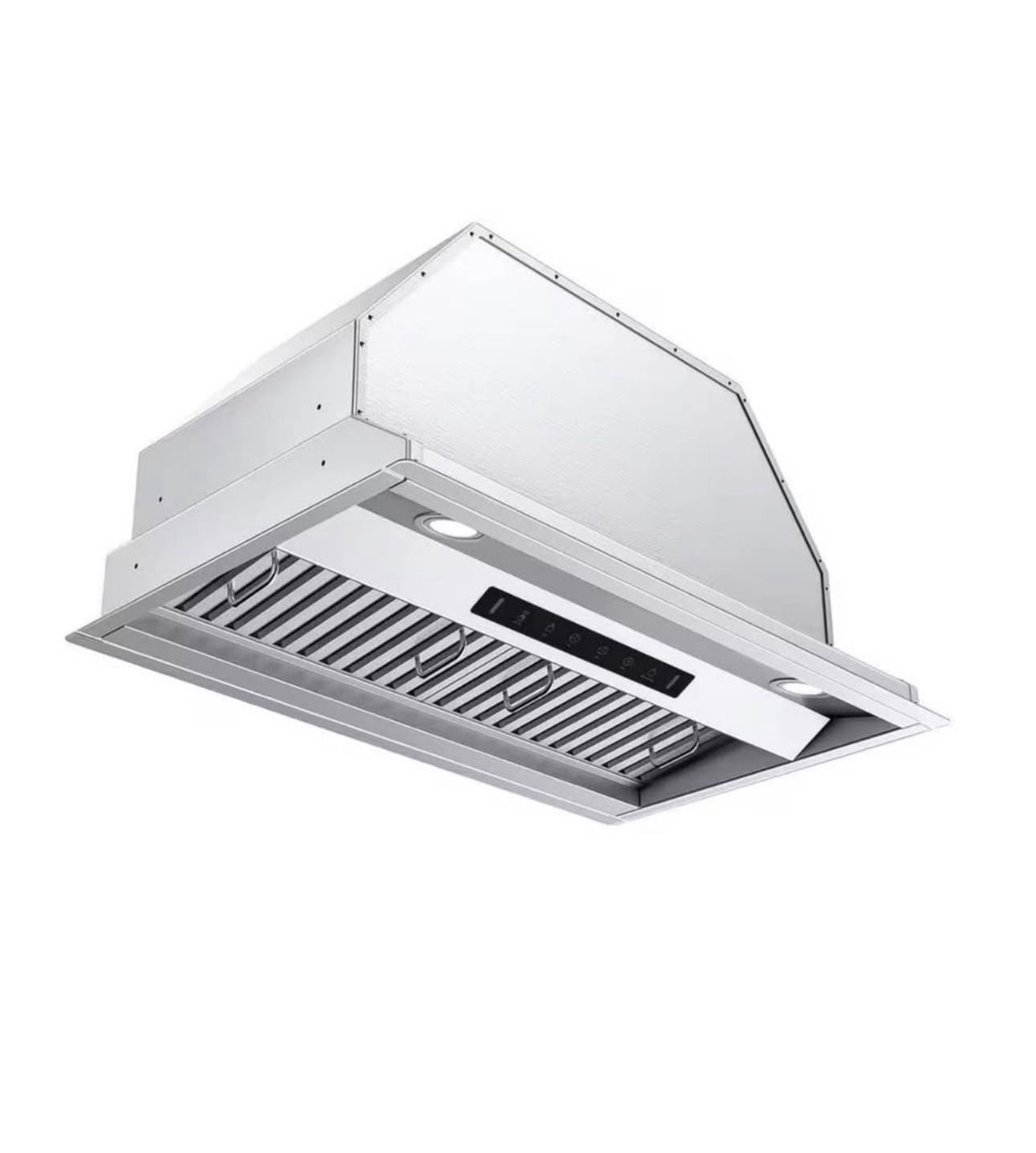 30 in. 900 CFM Convertible Insert Range Hood Stainless Steel with Baffle Filters, LED and Gesture Control