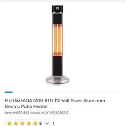 Lowe’s FUFU&GAGA 5109-BTU 110-Volt Electric Patio Heater