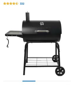 Master Forge Master Forge Black Barrel Charcoal Grill