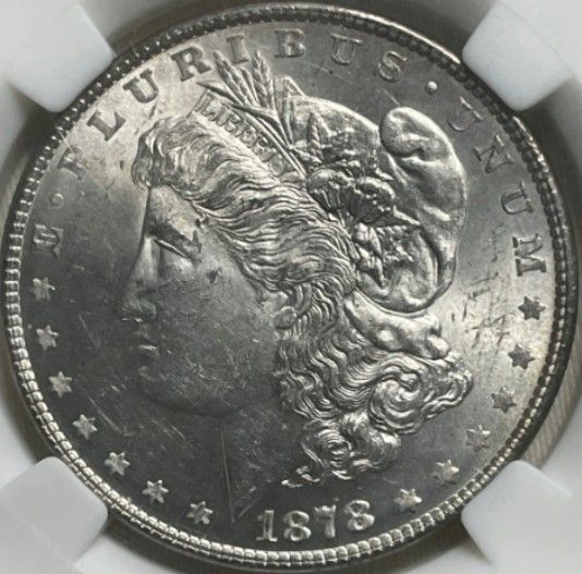 1878 Third Reverse BU Morgan silver Dollar
