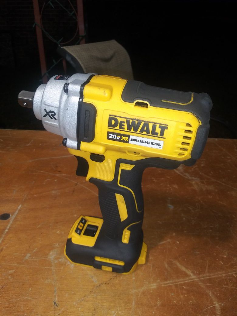 $100. Used-like-new. DEWALT 20 V. 1/2 in. Impact Wrench with Detent Pin Anvil (Tool-Only)