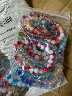 40 /60 PCS Beaded Glass Bracelets