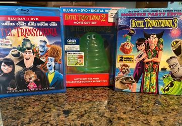 Hotel Transylvania Blu-Ray+DVd format ALL 3 (1,2,&3) BRAND NEW