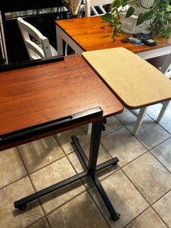 Over The Bed Table / Bedside Table with Wheels