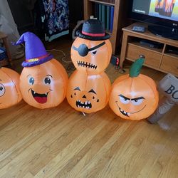 New Sungift 7ft Halloween Inflatables Pumpkin