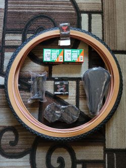 NEW Bicycle Bmx Parts Bundle 26" Black