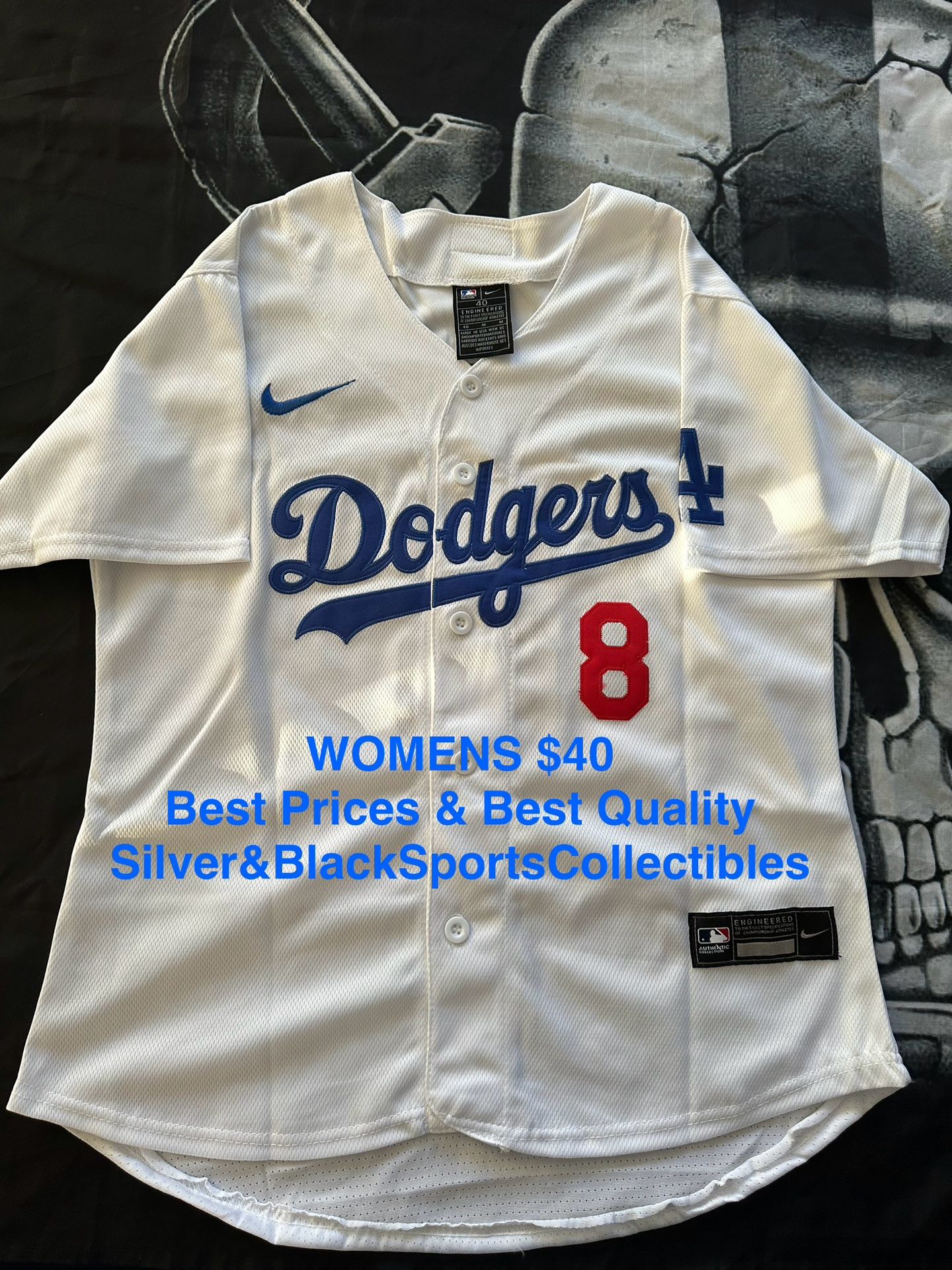 WOMENS STITCHED LOS ANGELES DODGERS JERSEY SIZE SMALL UP TO 2XL Ships Same Day If Ordered Before 3pm PST