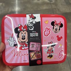 NWT Licensed Disney Minnie Mouse Bento Box with Snap Lock Lid