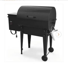 Tailgater 20-Wood Pellet Grill and Smoker in Black