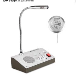Speaker window intercom